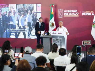 Apoyo y colaboración entre la SEP Puebla y sindicatos del sector educativo