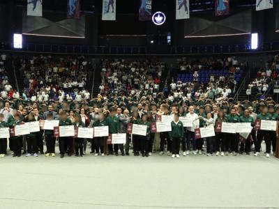 Realiza SEP abanderamiento de delegación para Juegos Deportivos Nacionales Escolares