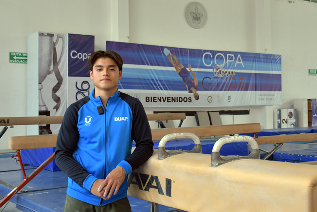 Integra atleta BUAP equipo nacional que competirá en campeonato de gimnasia artística