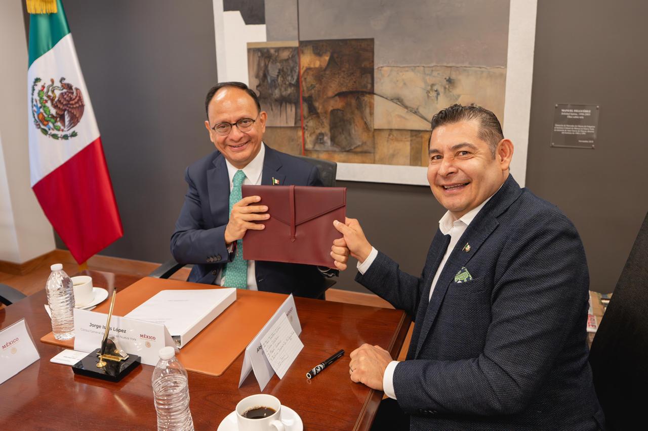 Alejandro Armenta asegura colaboración con Universidad de NY