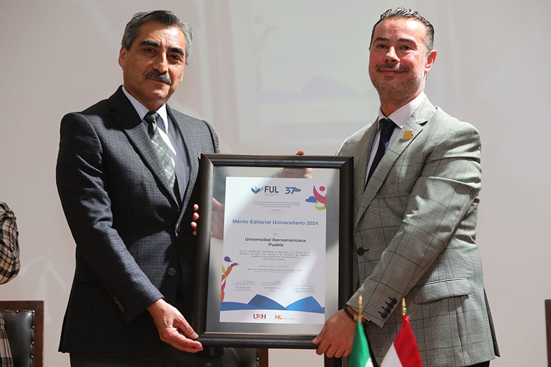 Reconocen a IBERO Puebla por sus publicaciones