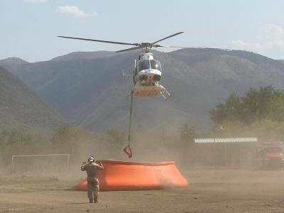 Respuesta inmediata de Gobierno Estatal ante reactivación de incendio en Cohetzala