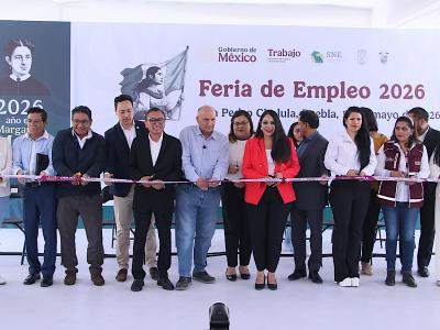 Gobierno estatal acercó mil 700 vacantes de trabajo a Cholula