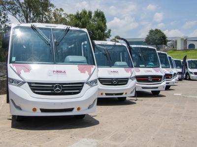 Avanza gobierno estatal en modernización del transporte público en Puebla