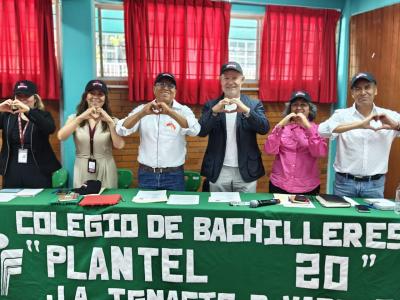 COBAEP mejora infraestructura mediante estrategia de reciclaje sustentable