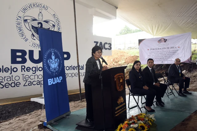 Inaugura Rectora Lilia Cedillo nuevo edificio en el Bachillerato Tecnológico Agropecuario de Zacapoaxtla